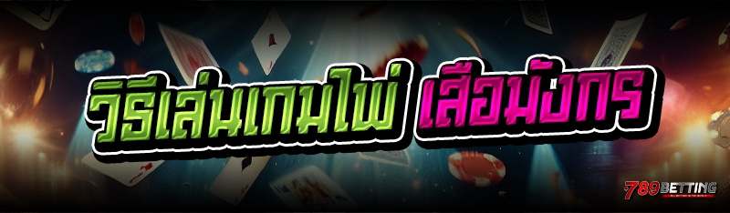 วิธีเล่นเกมไพ่ เสือมังกร